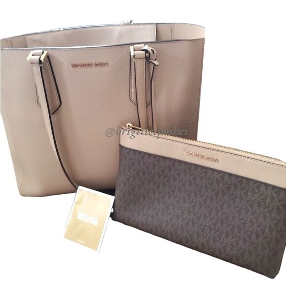 MICHAEL MICHAEL KORS Women's Jet Set Large Tote - Wallet + Bag - Picture 10 of 16